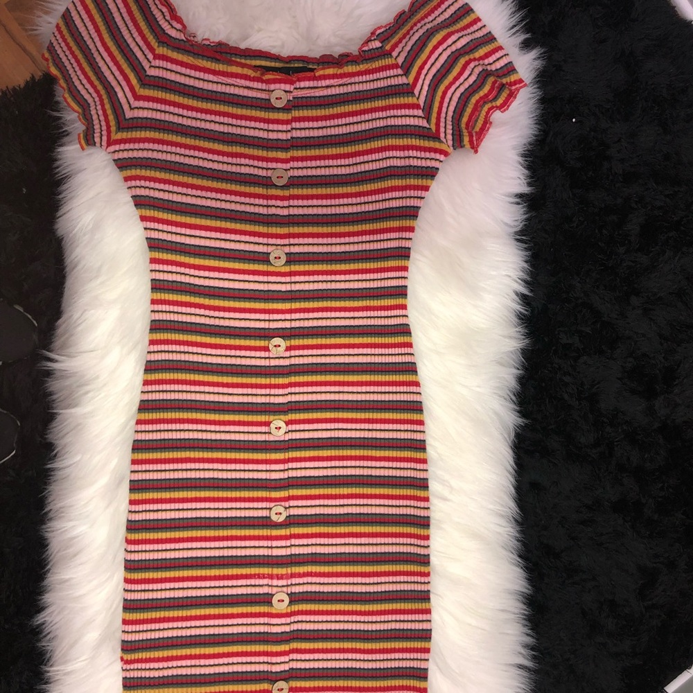 COLORFUL MINI DRESS👗